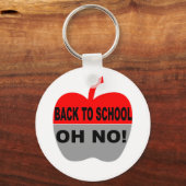 Porte-clés Retour À L'École Oh Non (Recto)