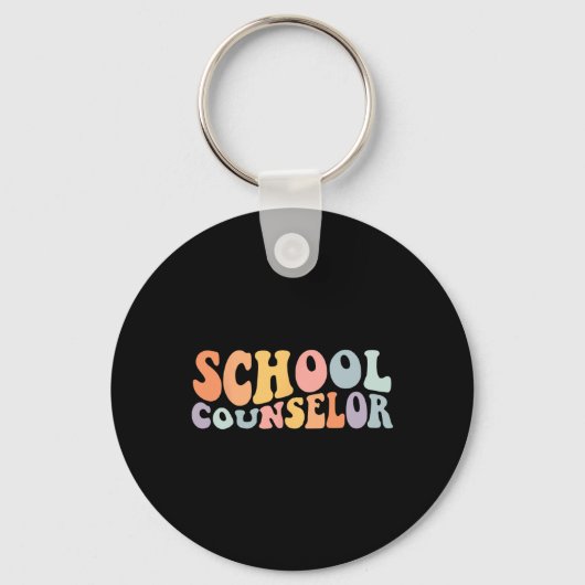 Porte-clés Retour À L'École Orientation Conseiller Enseignant (Recto)