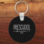 Porte-clés Retour À L'École Préscolaire Est Mon Jam Pré-K Ens (Verso)