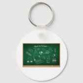 Porte-clés Retour à l'école Science Chalkboard Éducation (Recto)