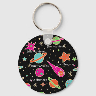 Porte-clés Retour À L'École Space Rocket Nom du Motif