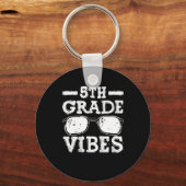 Porte-clés Retour à l'école Vibes de 5e année (Recto)