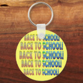 Porte-clés Retour au Porte - clé de l'école (Recto)