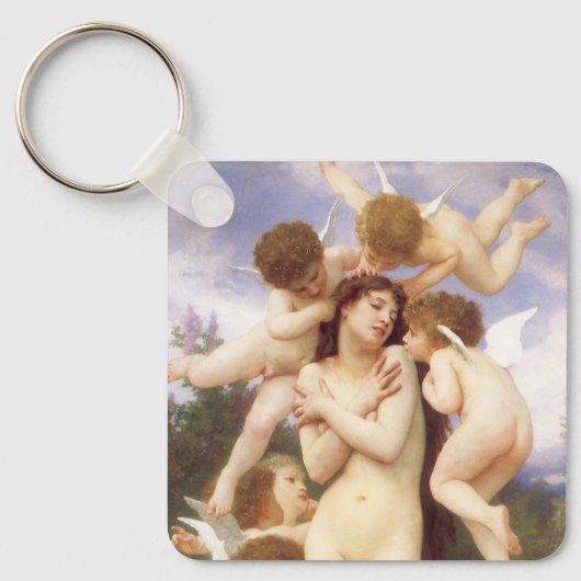 Porte-clés Retour du printemps (Le Printemps) par Bouguereau (Recto)