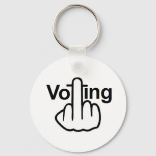 Porte-clés Retournement du vote porte - clé