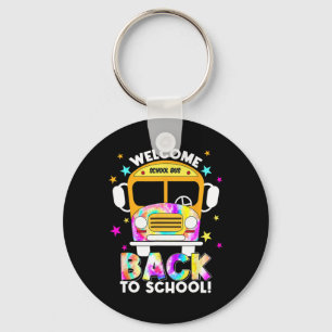 Porte-clés Retourner À L'École Pour Les Conducteurs D'Autobus