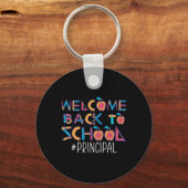 Porte-clés Retourner À L'École Principal (Recto)