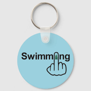 Porte-clés Retourner de natation porte - clé