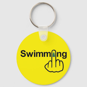 Porte-clés Retourner de natation porte - clé