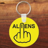 Porte-clés Retourner les Aliens porte - clés (Recto)