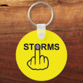 Porte-clés Retourner les tempêtes porte - clés (Recto)