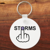 Porte-clés Retourner les tempêtes porte - clés (Recto)