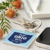 Porte-clés Retourner Ohio Blue en 2024 (Devant Droit)