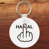 Porte-clés Retourner porte - clé Halal (Recto)