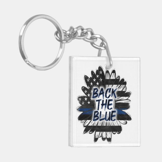 Porte-clés Retournez le bleu (Devant gauche)
