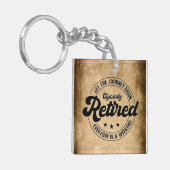 Porte-clés Retraite (Devant gauche)