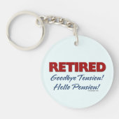 Porte-clés Retraité : Devis de retraite (Devant)