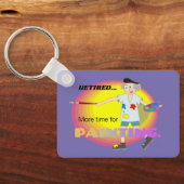 Porte-clés Retraité...Plus de temps pour peindre, (Verso)