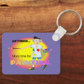 Porte-clés Retraité...Plus de temps pour peindre, (Recto)