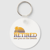 Porte-clés Retraité Vous Voir Sur Le Porte - clé De Plage (Verso)