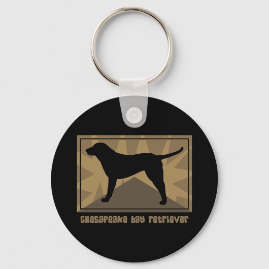 Porte-clés Retriever de Earthy Chesapeake Bay (Recto)