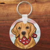 Porte-clés Retriever doré (Recto)