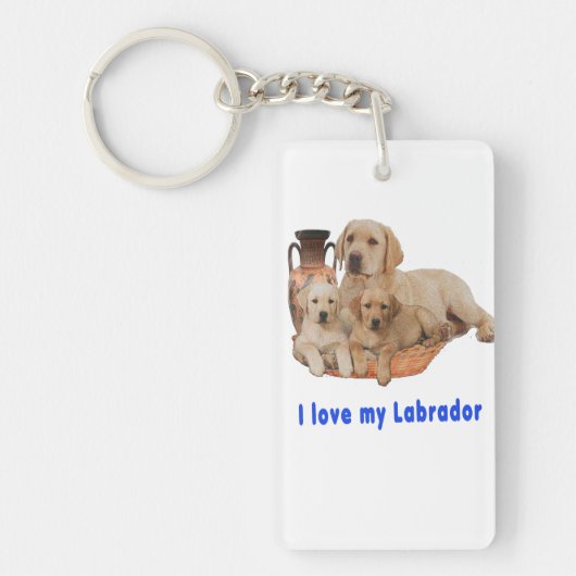 Porte-clés Retriever du Labrador (Devant)