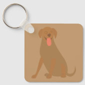 Porte-clés Retriever du Labrador (Recto)