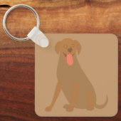 Porte-clés Retriever du Labrador (Recto)