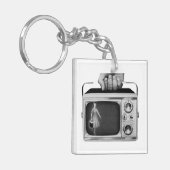 Porte-clés Retro 1950s Portable TV Mid-Century (Devant gauche)