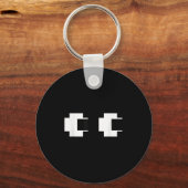 Porte-clés Retro Arcade Video Game Ghost Eyes Halloween Group (Recto)