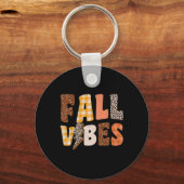Porte-clés Retro Automne Vibes Automne automne saison (Recto)