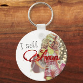 Porte-clés Retro Avon Représentant (Recto)