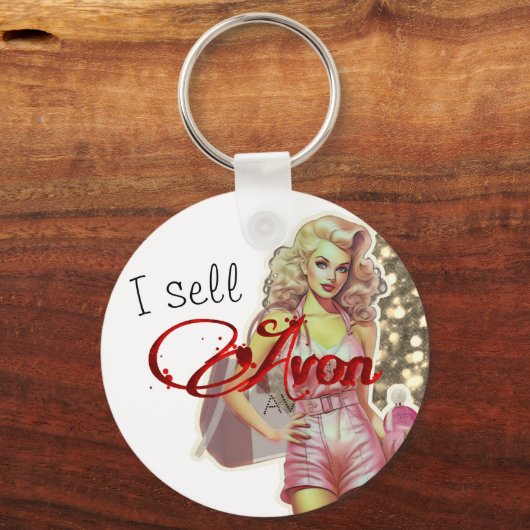 Porte-clés Retro Avon Représentant (Recto)