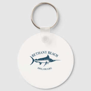 Porte-clés Retro Bethany Beach Delaware Pêche Vintage Boati