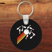 Porte-clés Retro Bowling Fun Bowling (Recto)