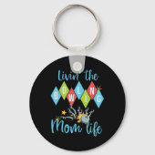 Porte-clés Retro Bowling Mom Bowler Queen D (Recto)