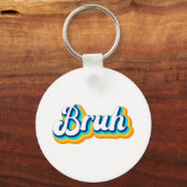 Porte-clés Retro Bruh (Recto)