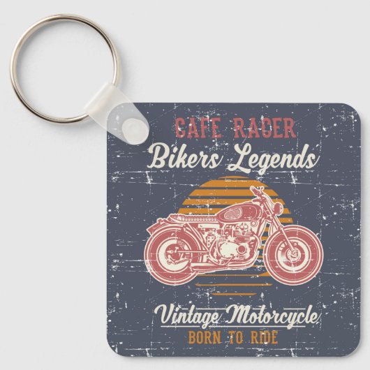 Porte-clés Retro Cafe Racer (Recto)