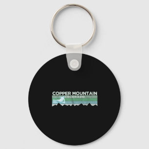 Porte-clés Retro Copper Mountain, Colorado Ski en état de dét
