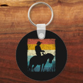 Porte-clés Retro Cowboy (Recto)