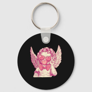 Porte-clés Retro Cupid Saint-Valentin Mignon Vintage Cupid So