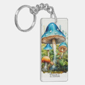Porte-clés Retro Custom Monogram Psychedelic Mushroom (Devant gauche)