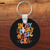 Porte-clés Rétro Dans Mon Époque Éffrayante Infirmière Drôle  (Recto)