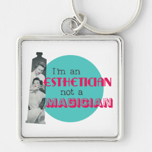 Porte-clés Rétro Esthetician vintage pas un porte - clé de