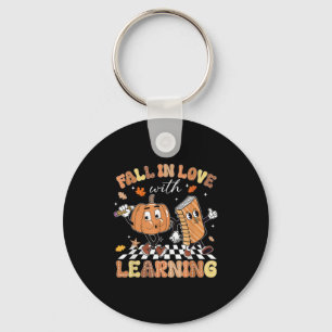 Porte-clés Retro Fall In Love Avec Apprentissage Automne Citr