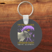 Porte-clés Retro For The Knowledge I Offer My Sanity Japanese (Recto)