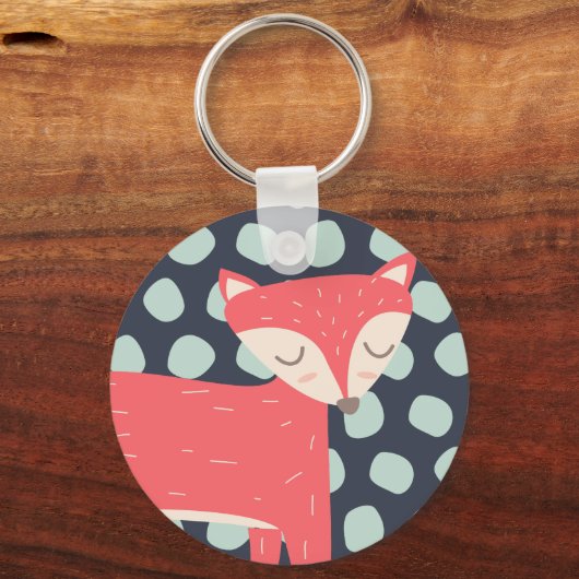 Porte-clés Retro Fox (Recto)