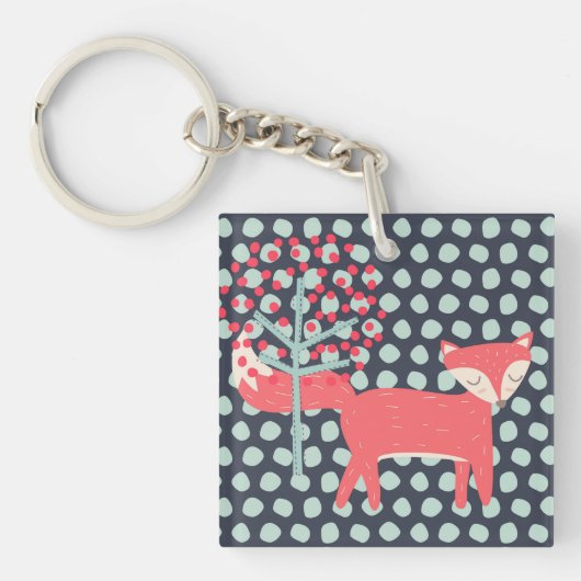 Porte-clés Retro Fox (Devant)