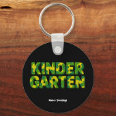 Porte-clés Retro Gardergarten Boys Enseignant Camouflage Amus (Recto)